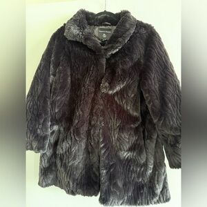Dorothy Perkins Black Teddy Jacket Plush Faux Fur